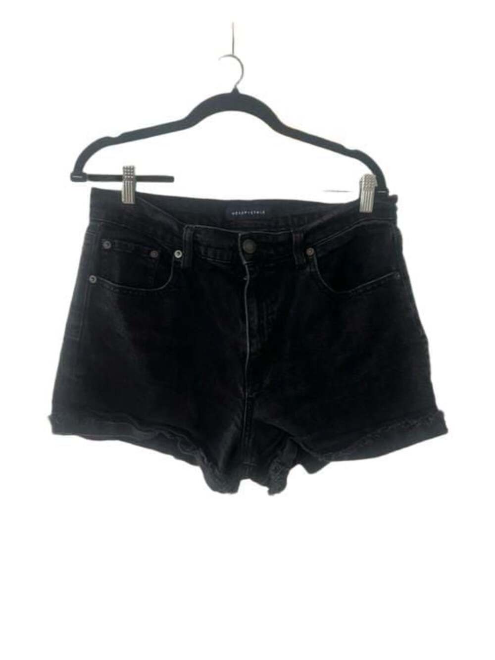 Aeropostale Black High-Rise Denim Jean Shorts